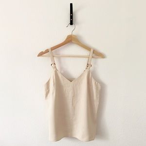Topshop NWT Cream Tortoise Shell Cami Size 4